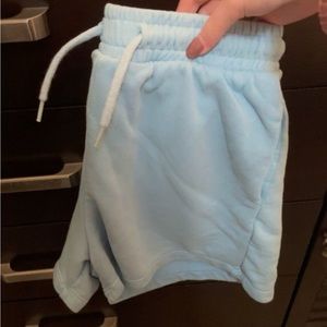 Baby blue h&m shorts
